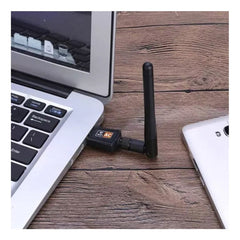 Adaptador Wifi Usb 5g Y 2.4g Con Antena Doble Banda 600mbps