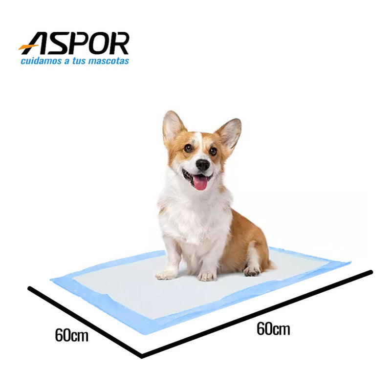 80 Pañales Tipo Sabanillas Mascotas Perros 60x60cm Lavanda