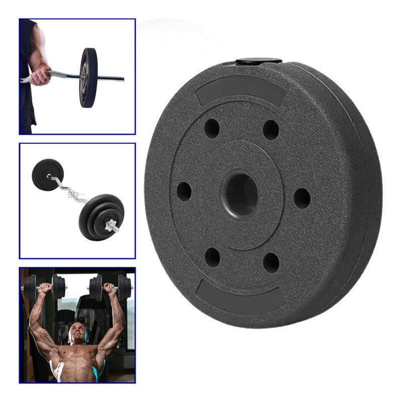 Disco Preolímpico Pesas Pvc 2.5kg Entrenamiento Gym