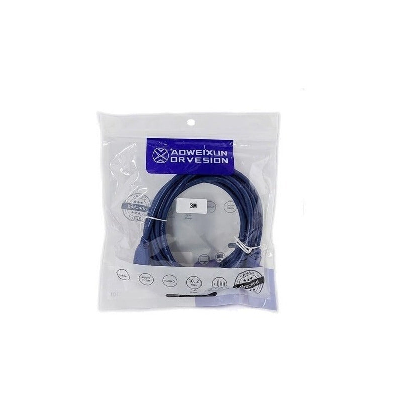 Cable Usb Macho A Macho 3m Usb 3.0 Alta Calidad En Bolsita