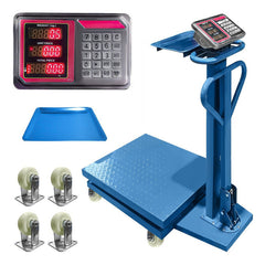 Balanza Plataforma Industrial Con Ruedas Digital 1 Tonelada