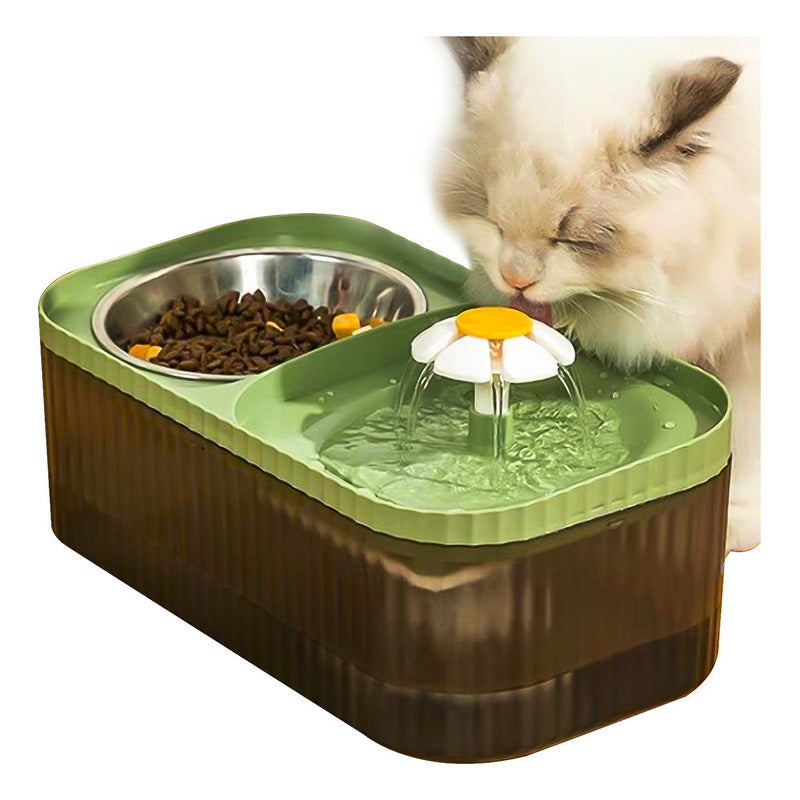 Bebedero Eléctrico De Agua Alimentador Para Gatos Y Mascotas