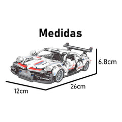 Auto Bloques De Construccion Porsche 911 Technic 492 Pcs