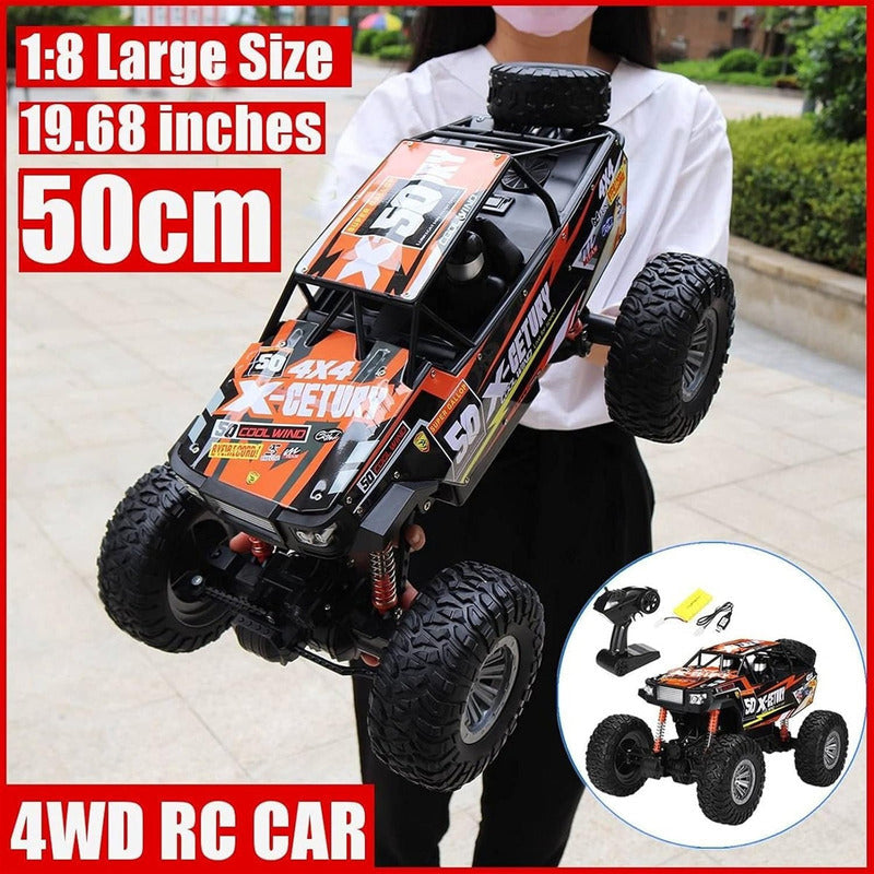 Auto A Control Remoto Todoterreno 4x4 Suspensión Velocidad 50cm