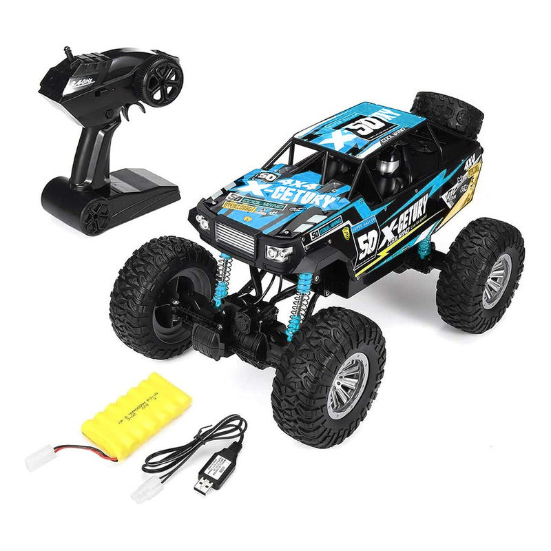Auto A Control Remoto Todoterreno 4x4 Suspensión Velocidad 50cm