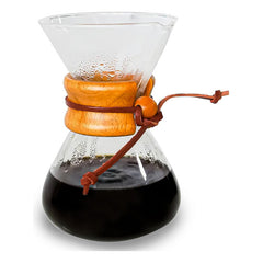 Cafetera Tipo Chemex 800ML Pour Over Por Goteo Vidrio Para Verter