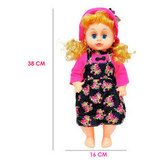 Coche Cuna Metalico De Juguete Con Muñeca Lovely 9 Portatil