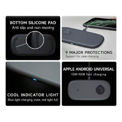Cargador Para iPhone Inalambrico Carga Rapida 15w Magsafe
