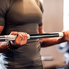 Barra Preolimpica 180cm Recta Cromada Gimnasio Fitness 7kg