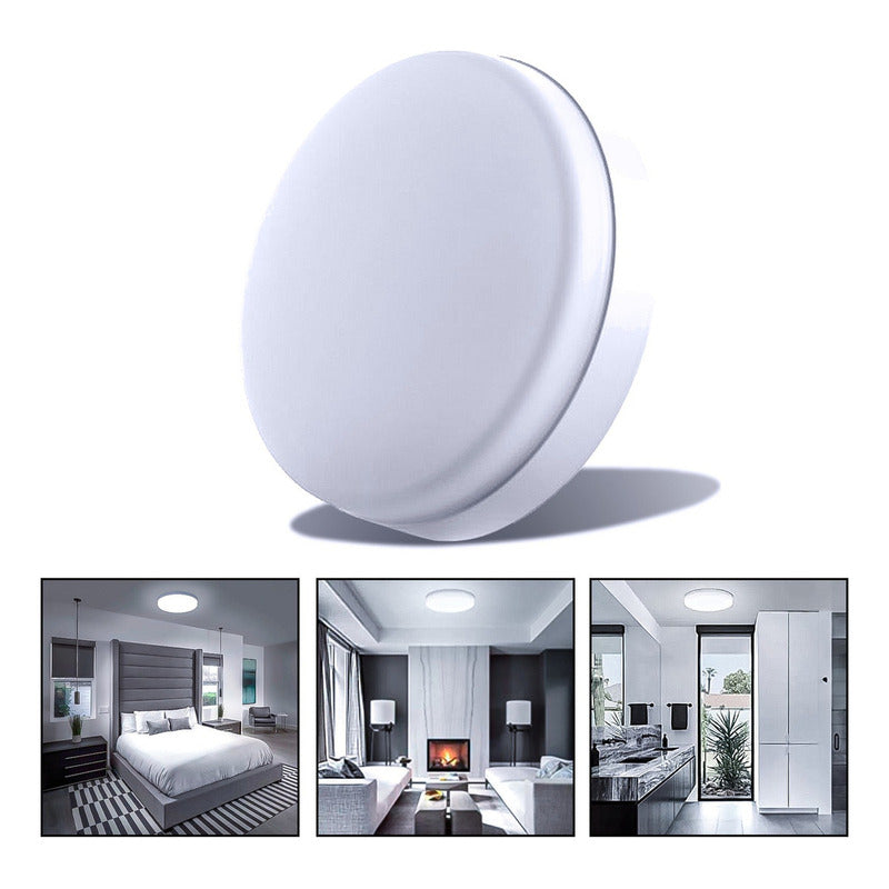 Foco Plafon Frameless Led Techo Sobrepuesto 18w Luz Fria