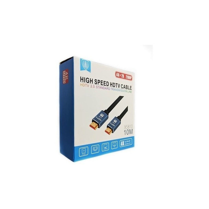 Cable Hdmi 4k Uhd De 10 Metros Hdtv 2.0v 2160p Alta Calidad