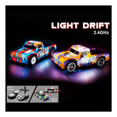 Auto Drift 4x4 C/r Luces Neumáticos Y Frenos De Repuestos