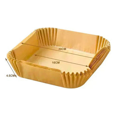 100 Forro Freidora Airfryer Papel Antiadherente Desechable C