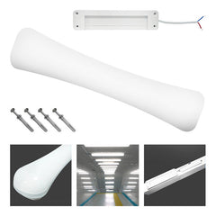 Foco Led Tubo Rectangular 24w Luz Fria 60cm Para Techo