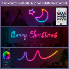Cinta Tira Luz Led Rgb Neon Flex Bluetooth Usb 5 metros Con Control