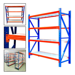 Estante Metálico Rack 150x200x50cm Sin Pernos 400kg