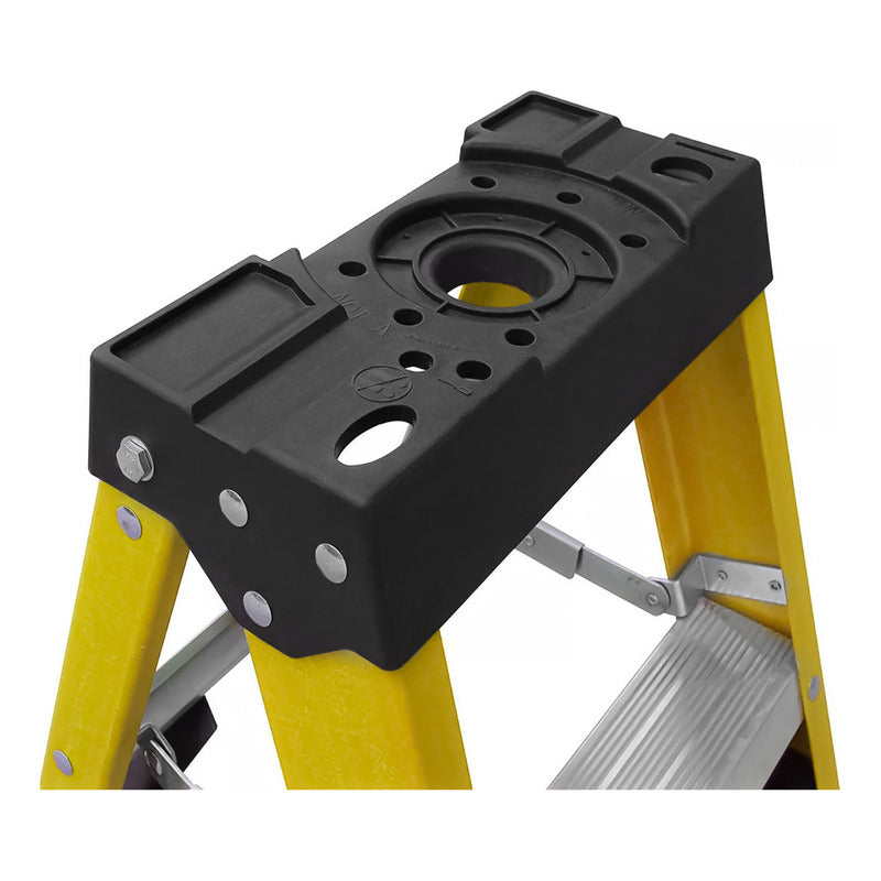 Escalera Fibra De Vidrio Industrial 1.2mts 4 Peldaños 150kg