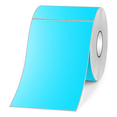 Etiquetas Adhesivas Térmicas 100x150mm Rollo 500u Azul