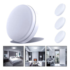 3 Foco Plafon Frameless Led Techo Sobrepuesto 48w Luz Fria