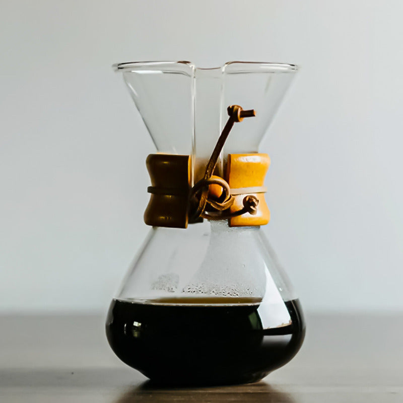 Cafetera Tipo Chemex 800ML Pour Over Por Goteo Vidrio Para Verter