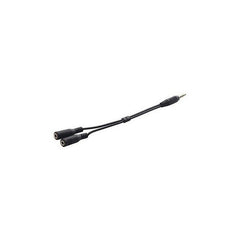 Adaptador Audio Microfono 2 Aux Hembra A 1 Aux Macho 3.5mm