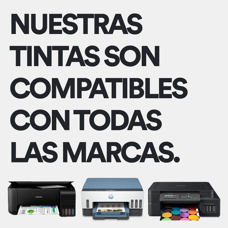 4 Tintas Para Sublimación 1000ml C/u Colores Premium Surtido