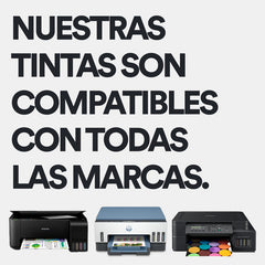 4 Tintas Para Sublimación 1000ml C/u Colores Premium Surtido