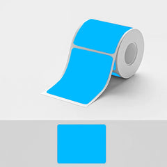 Etiquetas Adhesivas Térmicas 100x150mm Rollo 500u Azul