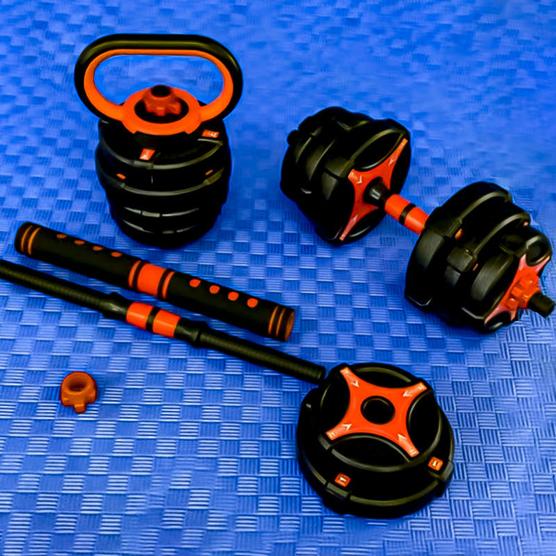 Kit Mancuernas Profesional 20kg Kettlebell Barra Gym