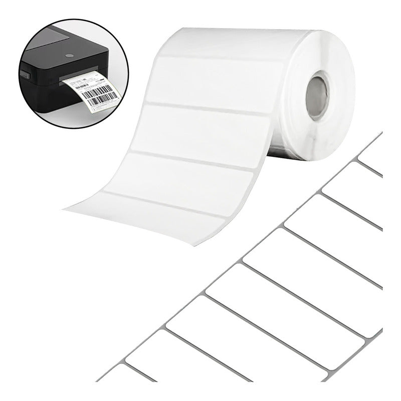 Etiquetas Adhesivas Térmicas 100x50mm Rollo 500 Unidades