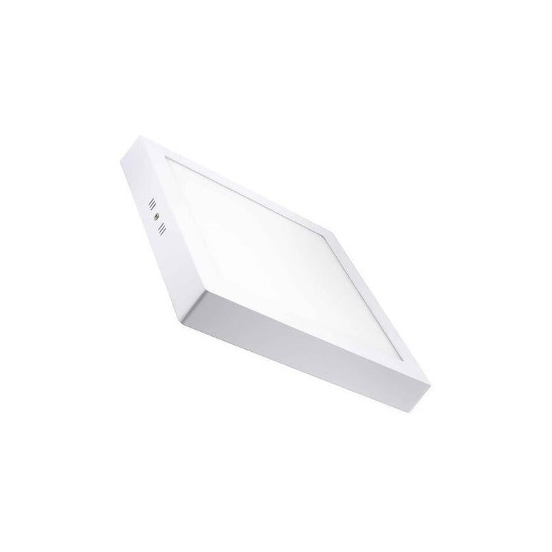 Foco Panel Led Plafon Sobrepuesto Cuadrado 18w Blanca Fria