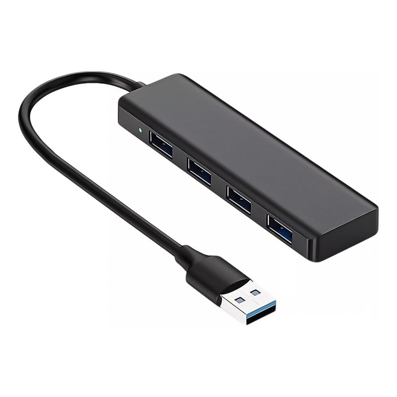 Adaptador Hub Usb 3.0 4 Puertos 5gbps Alta Velocidad Led