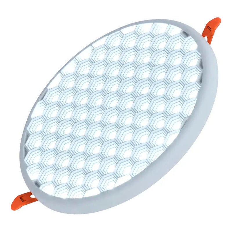 Foco Led Embutido Redondo Panel Luz Fría Blanco Abeja 36w
