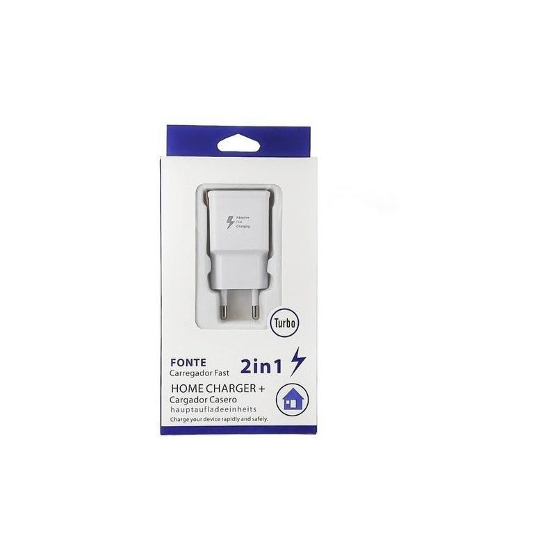 Cargador Tipo C 3.0 Amp Carga Rapida Con Adaptador Y Cable