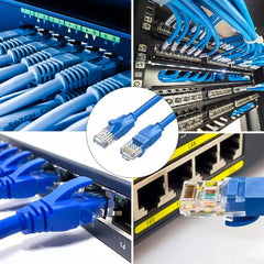 Cable De Red Cat6 Lan 50 Metros Alta Transferencia De Datos