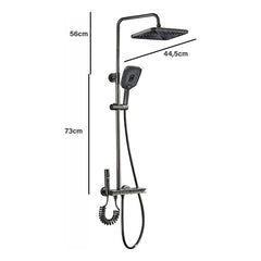 Columna Ducha Monomando Telefono Bidet Con Sensor Botones