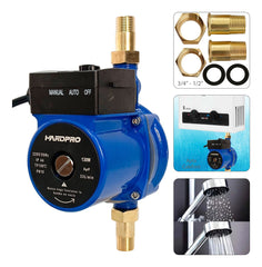 Bomba Presurizadora Agua Hardpro Calefont 33l/min 130w