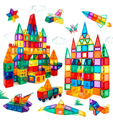 Bloques Magnéticos Juego De Construccion 3D No Toxico 112pzs