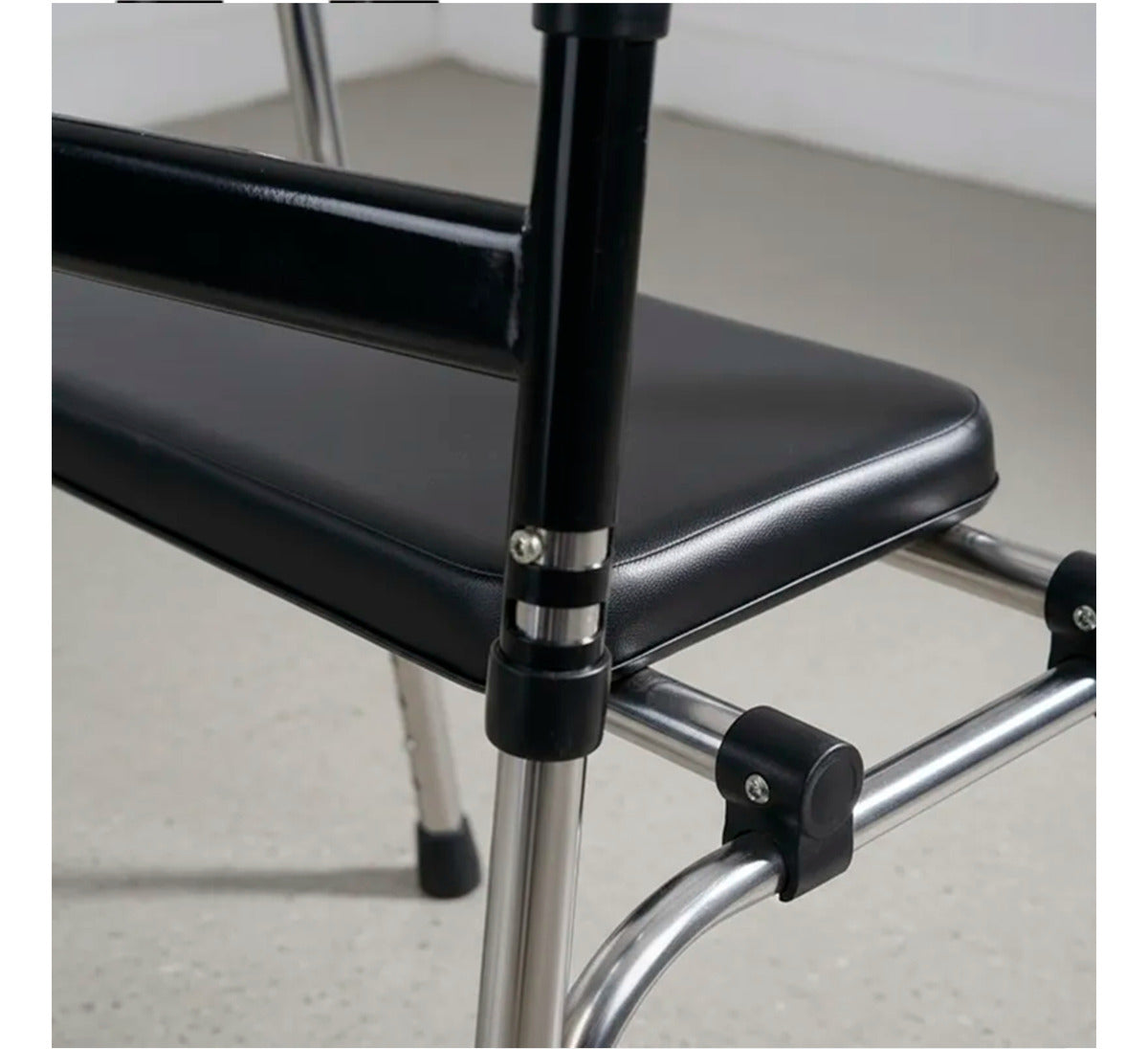 Andador Plegable con Asiento y Ruedas Aluminio Reforzado 150kg