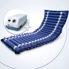 Colchon Antiescaras Profesional Con Motor 135kg Tubular Azul