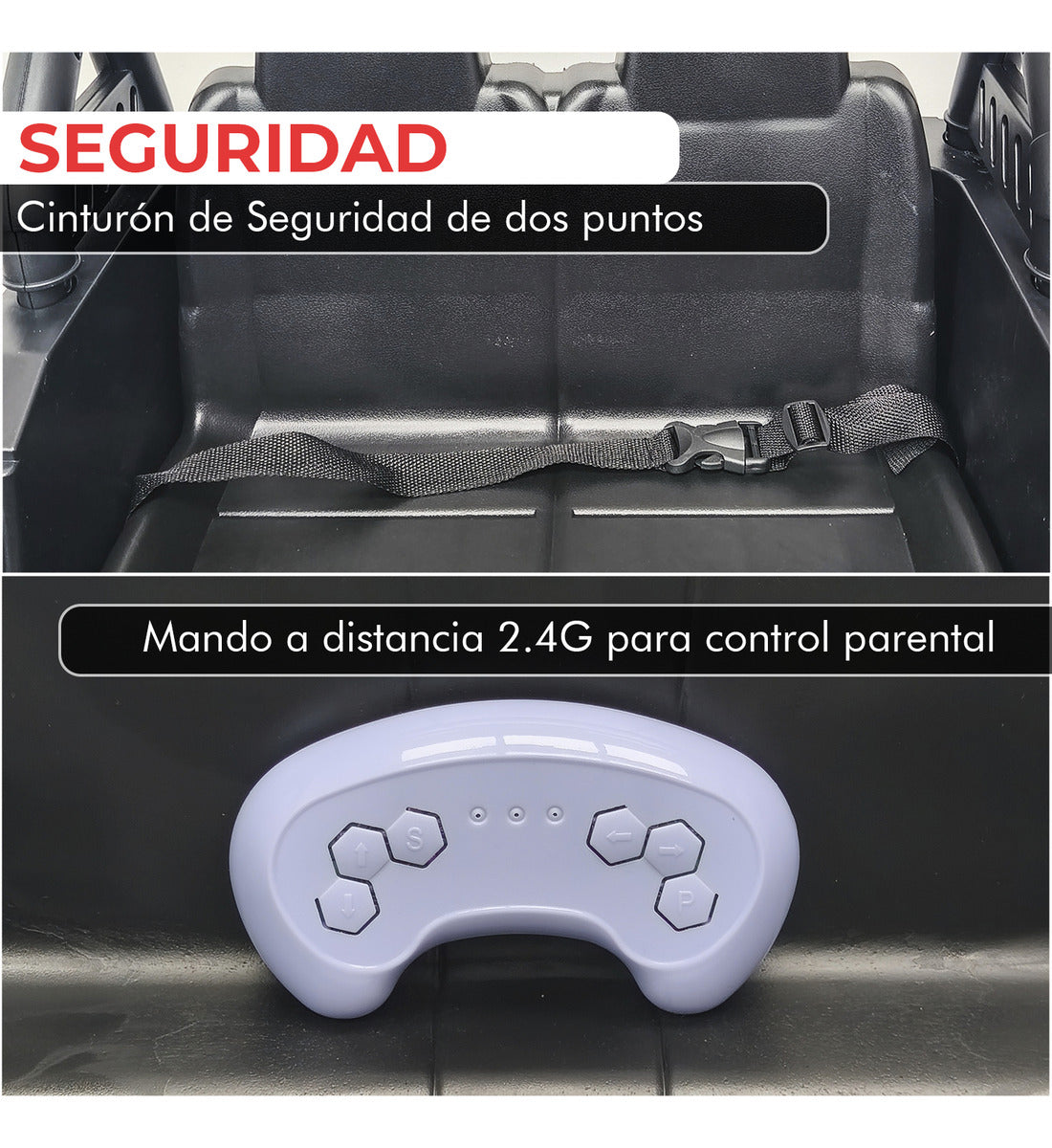 Auto Electrico Niños Camioneta Jeep 4x4 Ram Bateria Alta Duracion Rojo