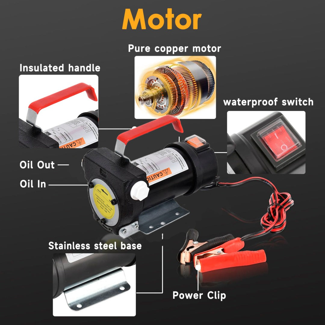 Kit Bomba Trasvasije Diesel 12v Motor Pistola