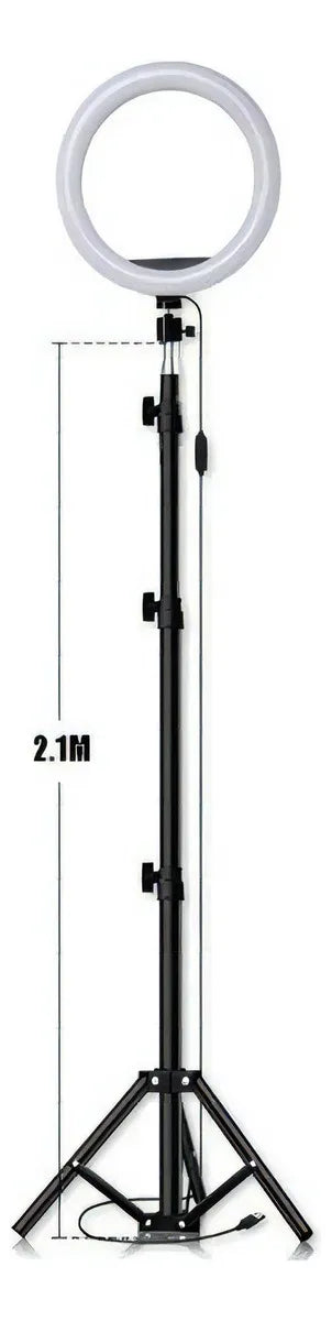 Aro De Luz Led Grande 36cm 14 Tripode 2.1m Tik Tok