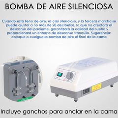 Compresor Para Colchón Klinik Silencioso 135kg Con Gancho