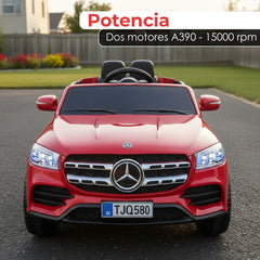 Auto Electrico Montable Jeep Mercedes Gle Pro Bateria Alta Duracion Rojo