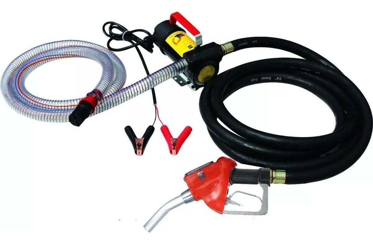 Kit Bomba Trasvasije Diesel 12v Motor Pistola
