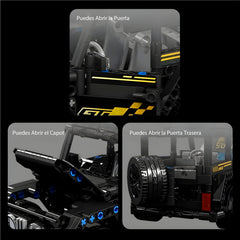 Juguete Armable Bloques Mercedes G-class 426 Piezas Escala 1:18 Didactico