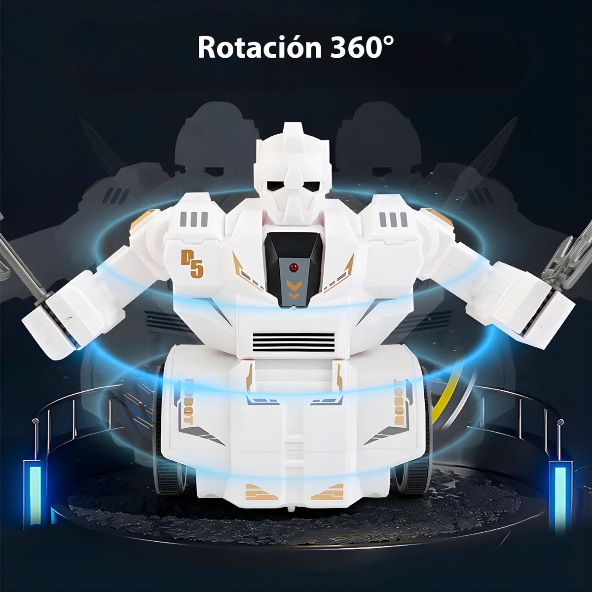 Juguete Robot De Batalla A Control Remoto Armas Niños