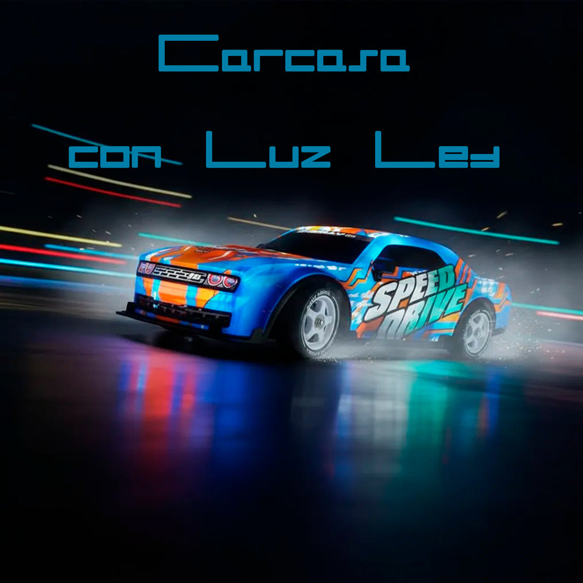 Auto Drift 4x4 Con Control Y Luces 2.4gz Speed Drive Dodge De 30cm