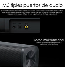 Barra De Sonido Xiaomi Soundbar 2.0 30w Bluetooth Parlante Negro 70-20k Hz